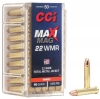CCI 0023 Caliber 22WMR 40gr Maxi-Mag TMJ